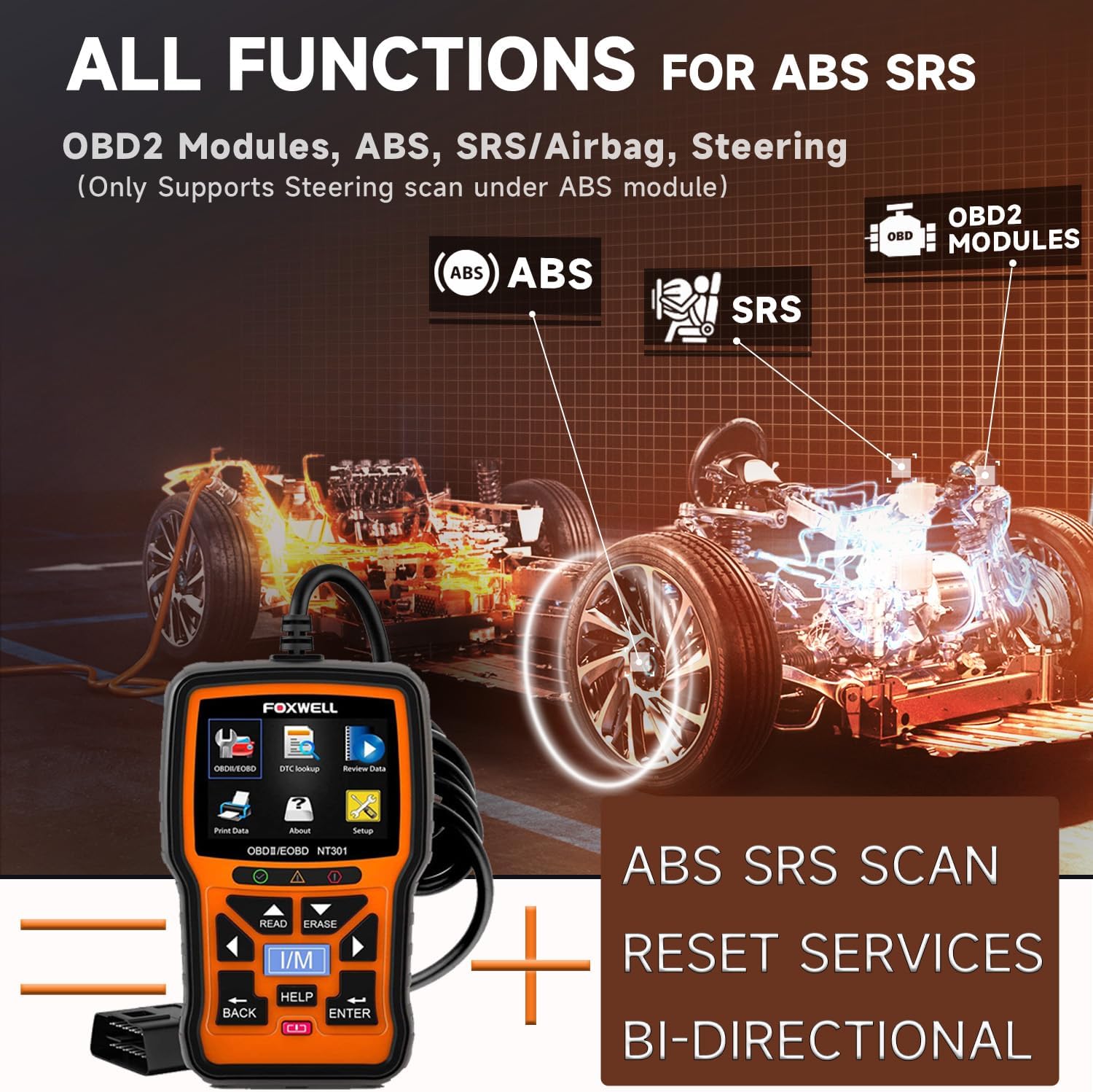 NT630 Elite ABS and Airbag Reset Tool 2