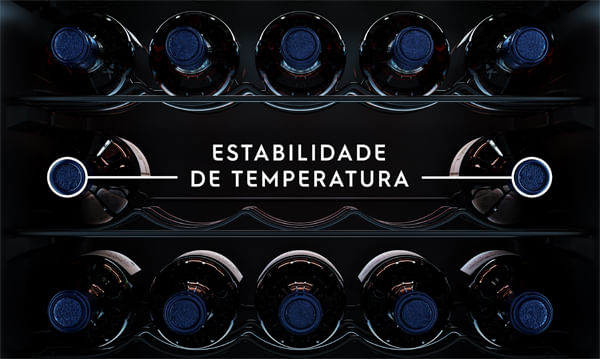 Adega de Vinho Climatizada 29 Garrafas com Dual Zone e Painel Digital 5