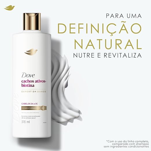 Dove Condicionador Cachos Ativos + Biotina 3