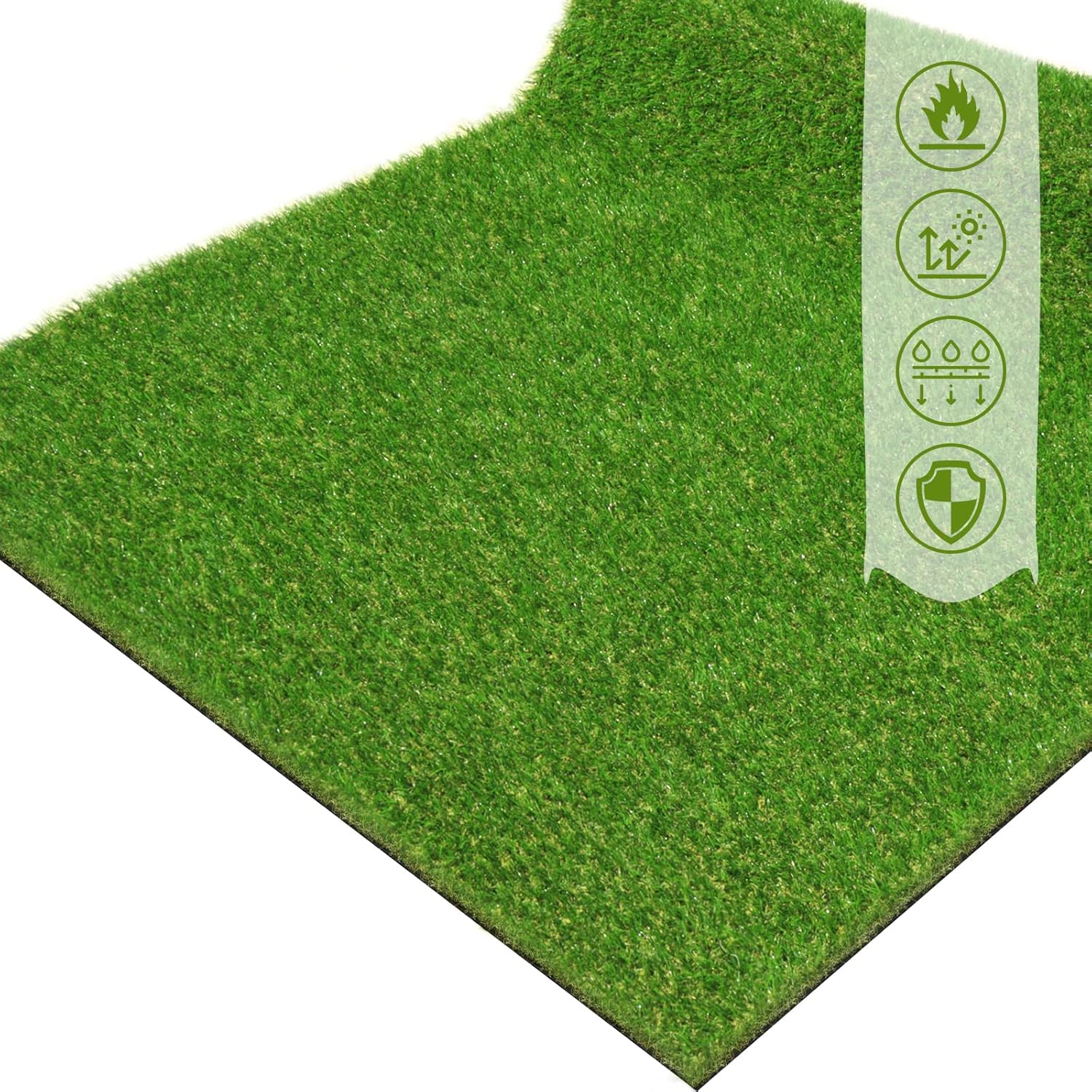 ZGR Tapete de Grama Artificial Gramado 9,5 x 1,5 m 1