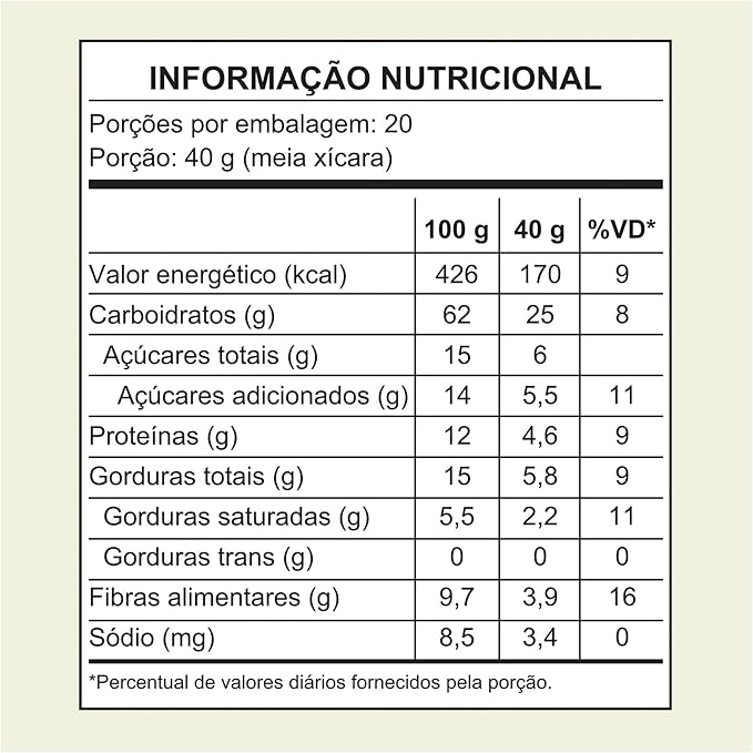 Granola Cacau Mãe Terra 2