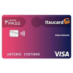 Cartão de Crédito Internacional Itaú LATAM PASS Itaucard