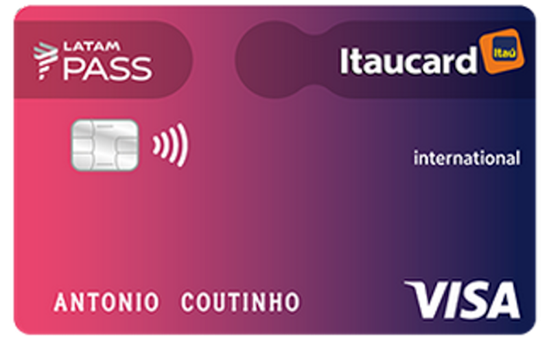 Cartão de Crédito Internacional Itaú LATAM PASS Itaucard 1
