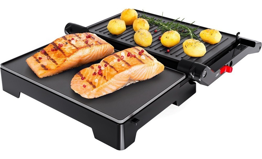 Mini Grill Elétrico Oster Inox 2 em 1 5