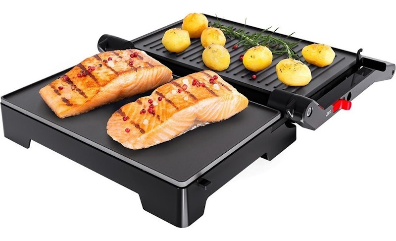 Mini Grill Elétrico Oster Inox 2 em 1 5