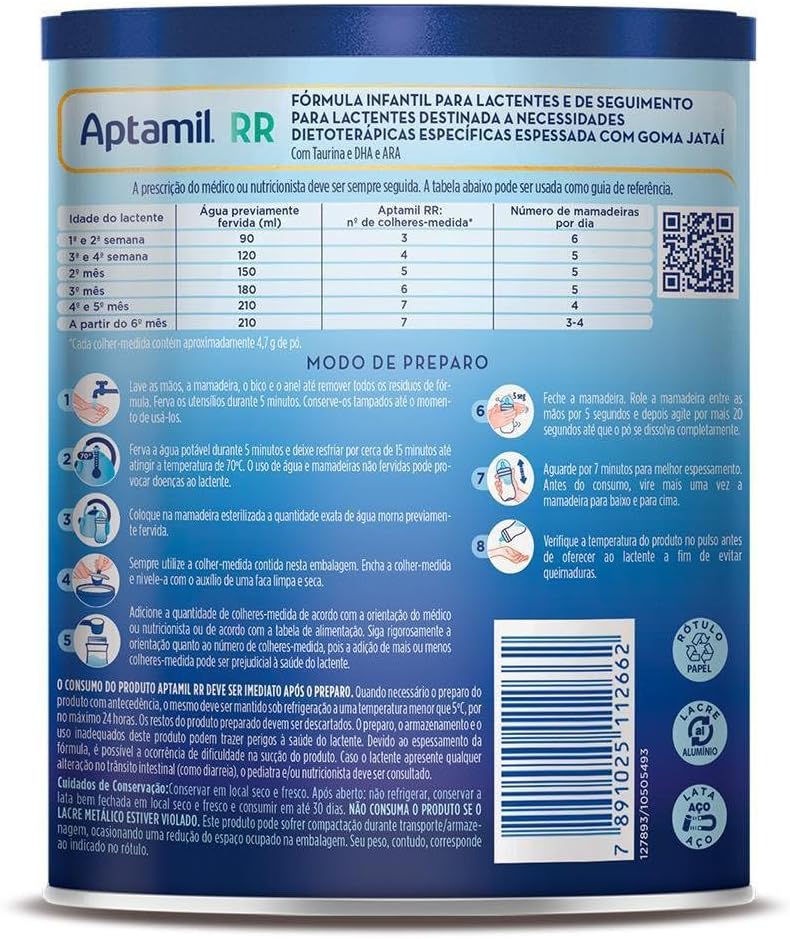 Fórmula Infantil: Aptamil RR 800 g - 0-12 meses 2