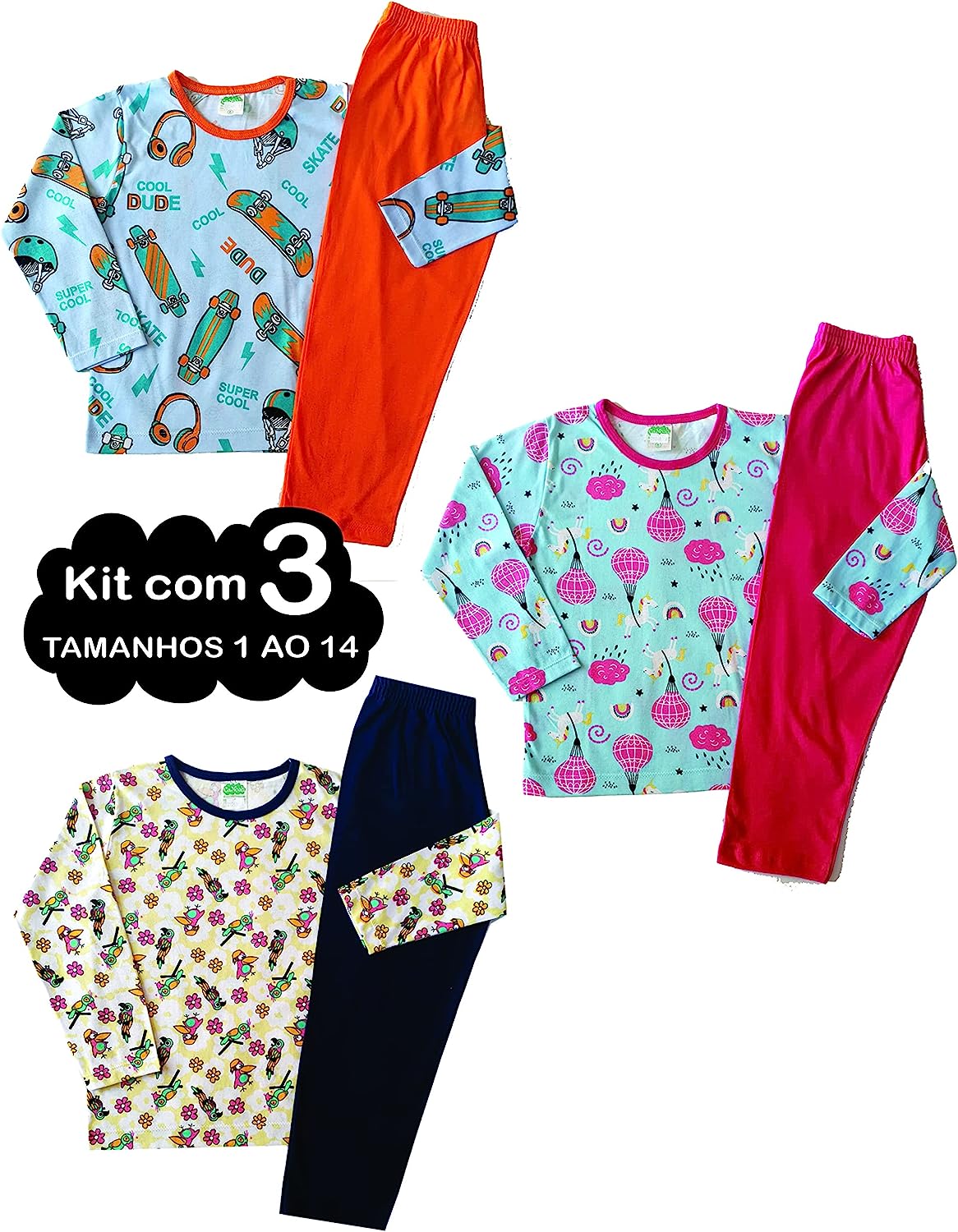 Top 10 Melhores Pijamas Infantis  (Kyly, Hering e mais) 2