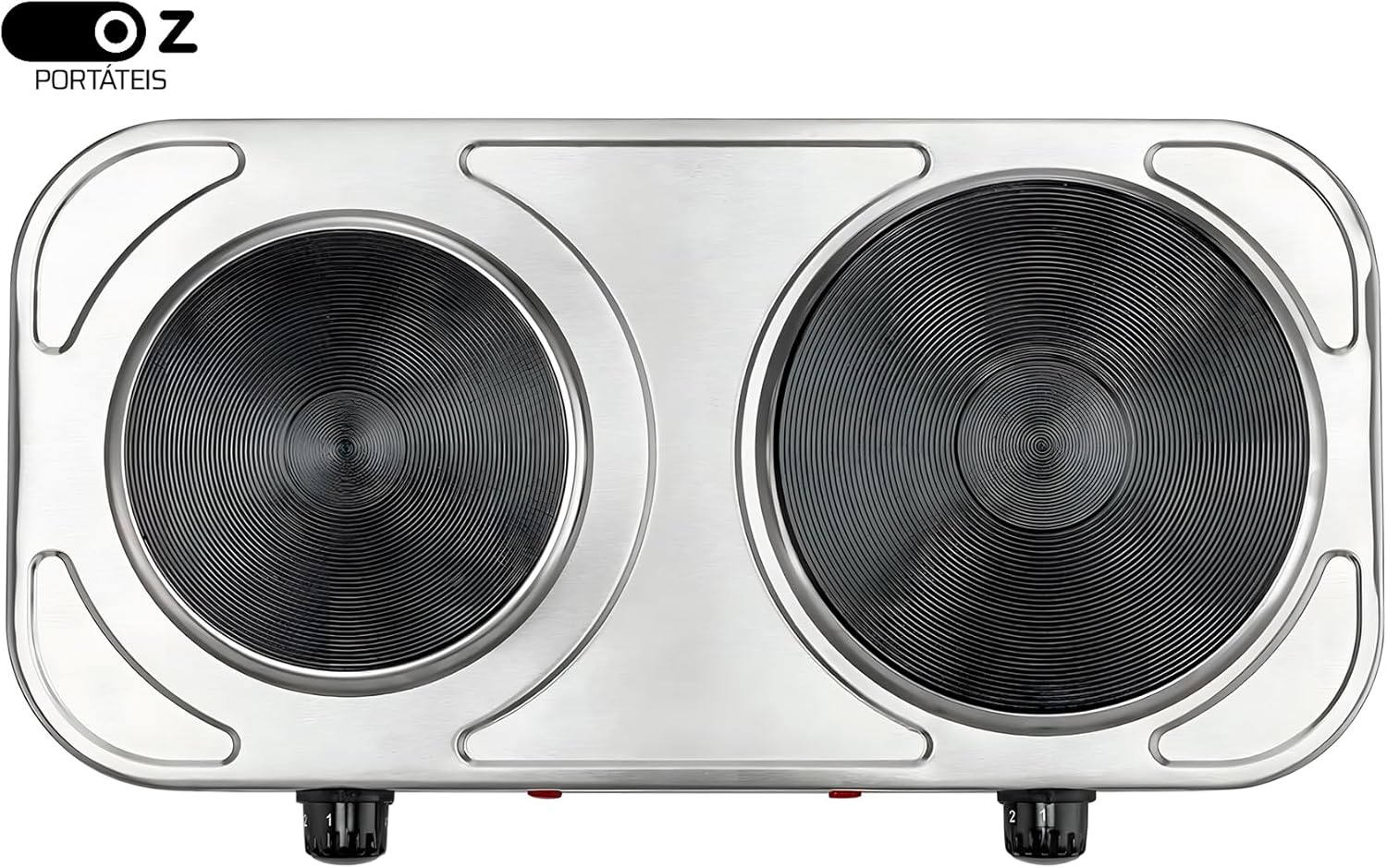 Fogão Elétrico Portátil 2 Bocas Cooktop 3