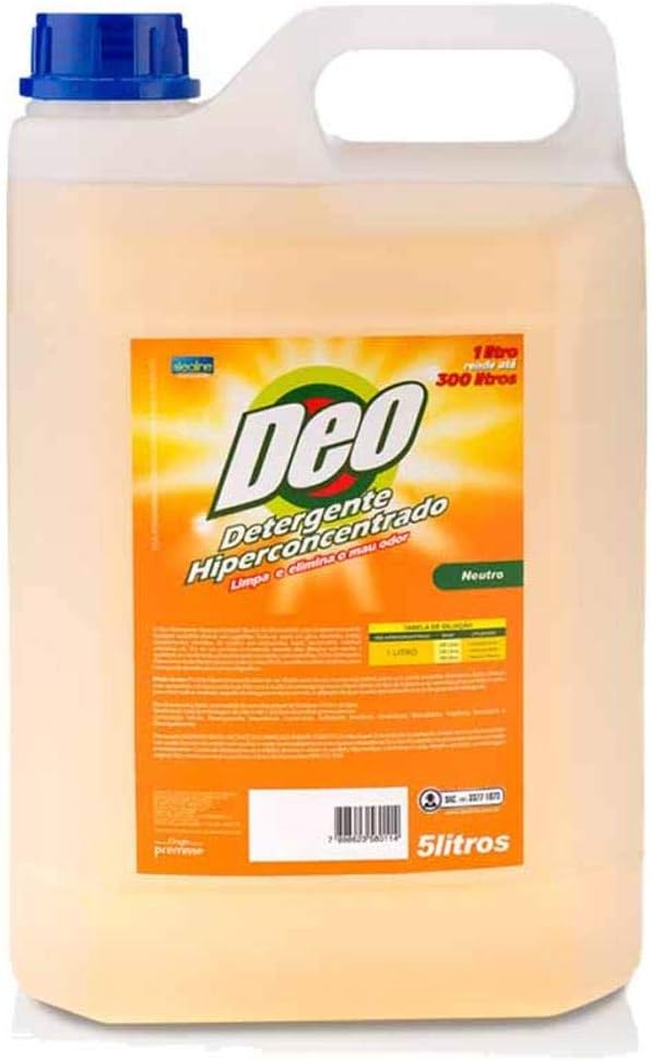 Detergente 5 L Hiper Concentrado Neutro 1