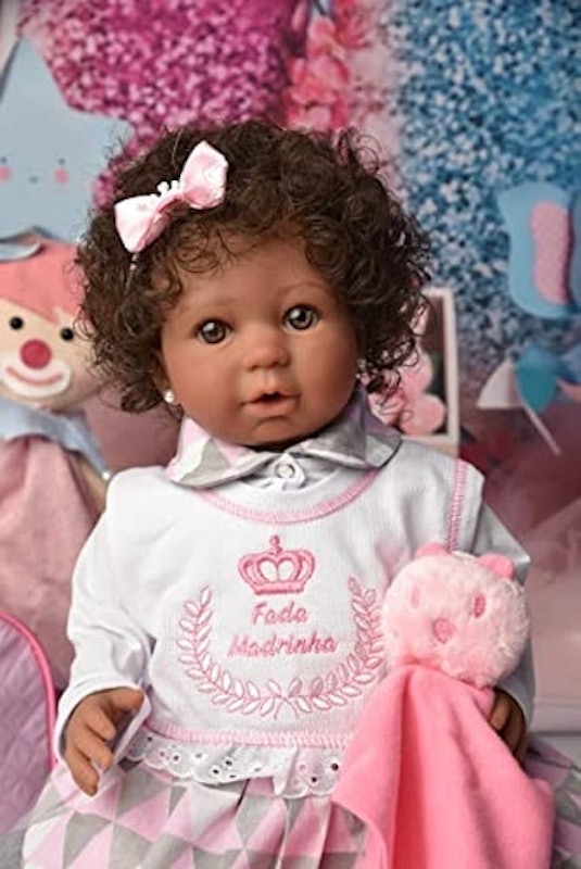 Boneca Bebê Reborn Morena Com Jogo De Roupa E Acessórios no Shoptime