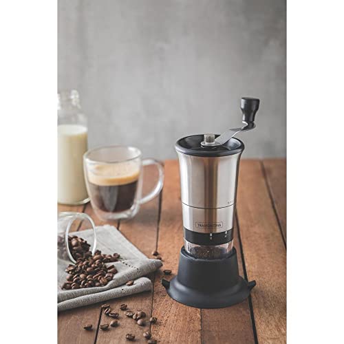 Moedor para Café Tramontina em Aço Inox com Copo de Acrílico e Moinho em Cerâmica 2