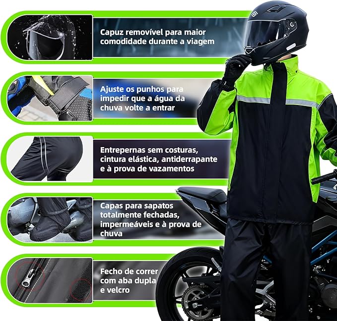Conjunto de Capa de Chuva 4