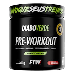 Diabo Verde #Pre-Workout 300 g Sabor Frutas Vermelhas