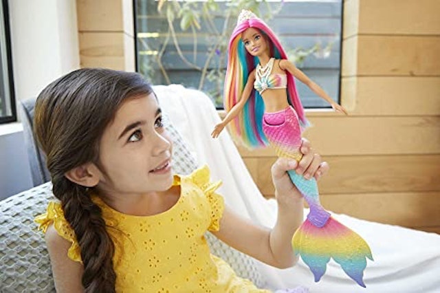 Barbie Fantasia Boneca Sereia Muda de Cor 4