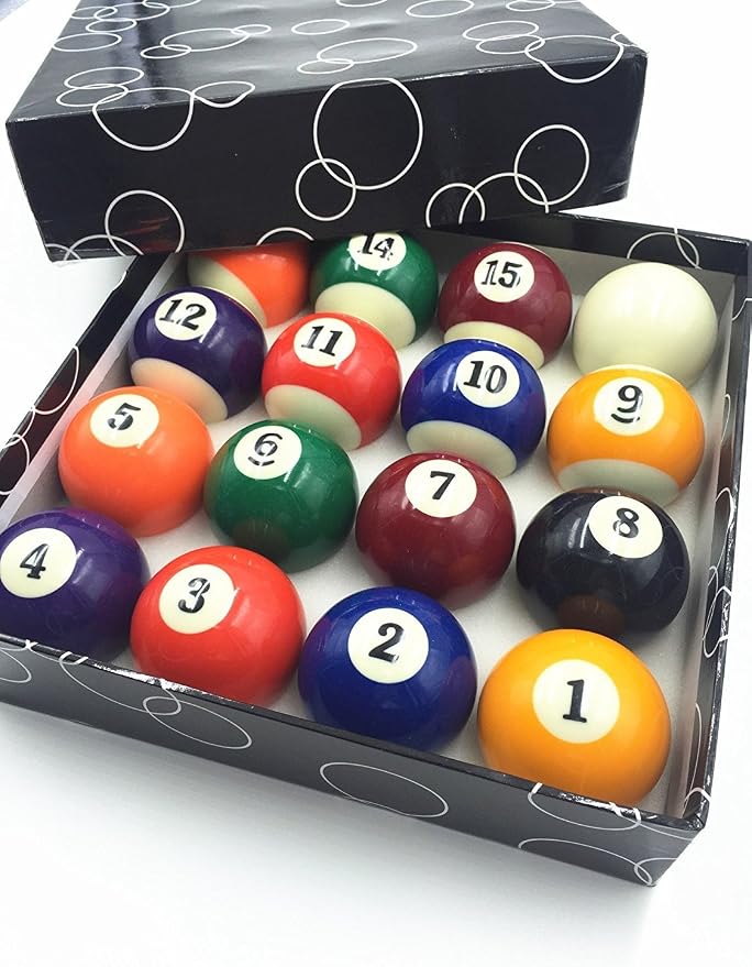 Conjunto de 16 Bolas de Mesa de Bilhar de Sinuca TGA Sports 1