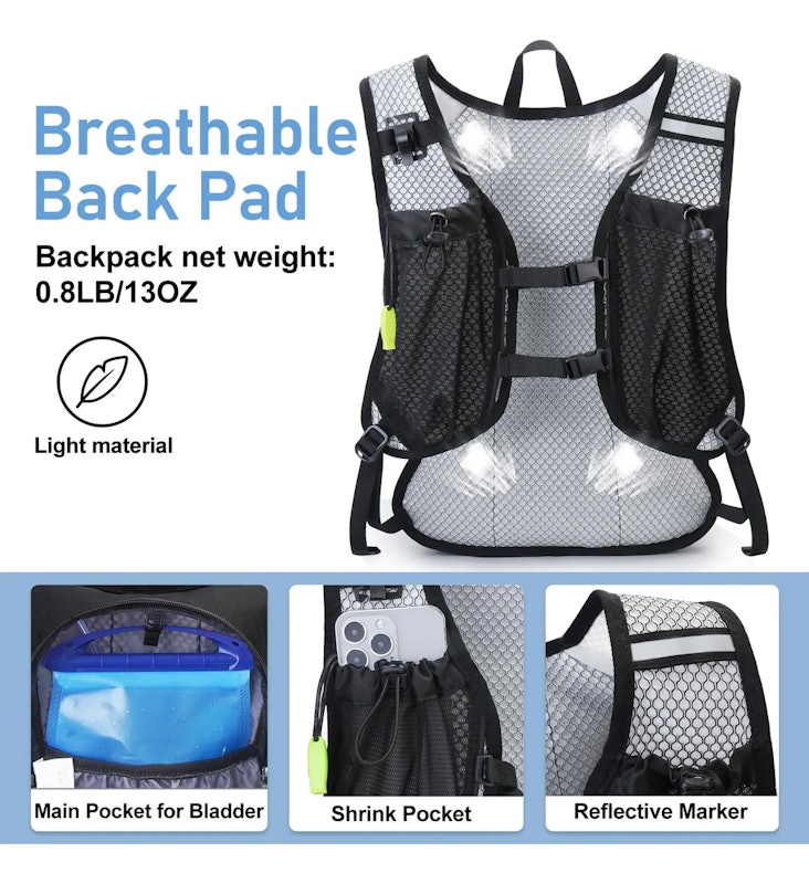 Mochila de Hidratação Leve N Nevo Rhino 3