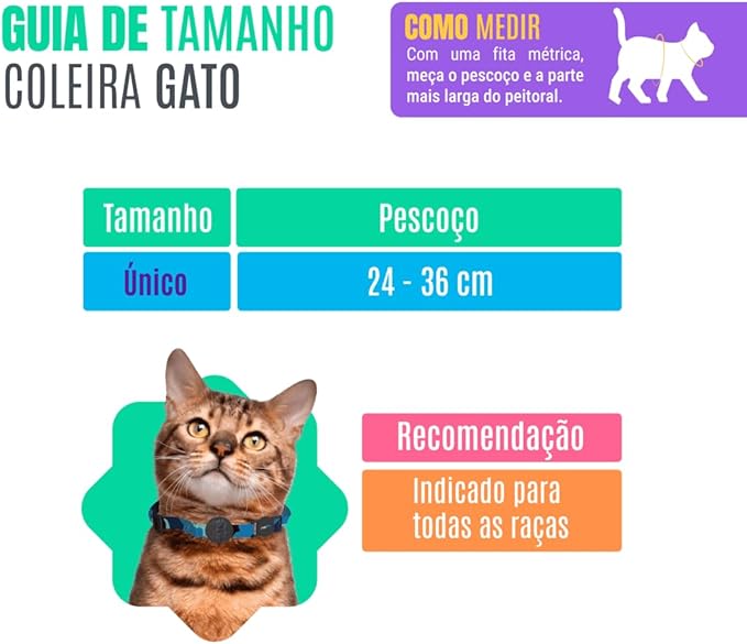 Coleira com Localizador Gato 5