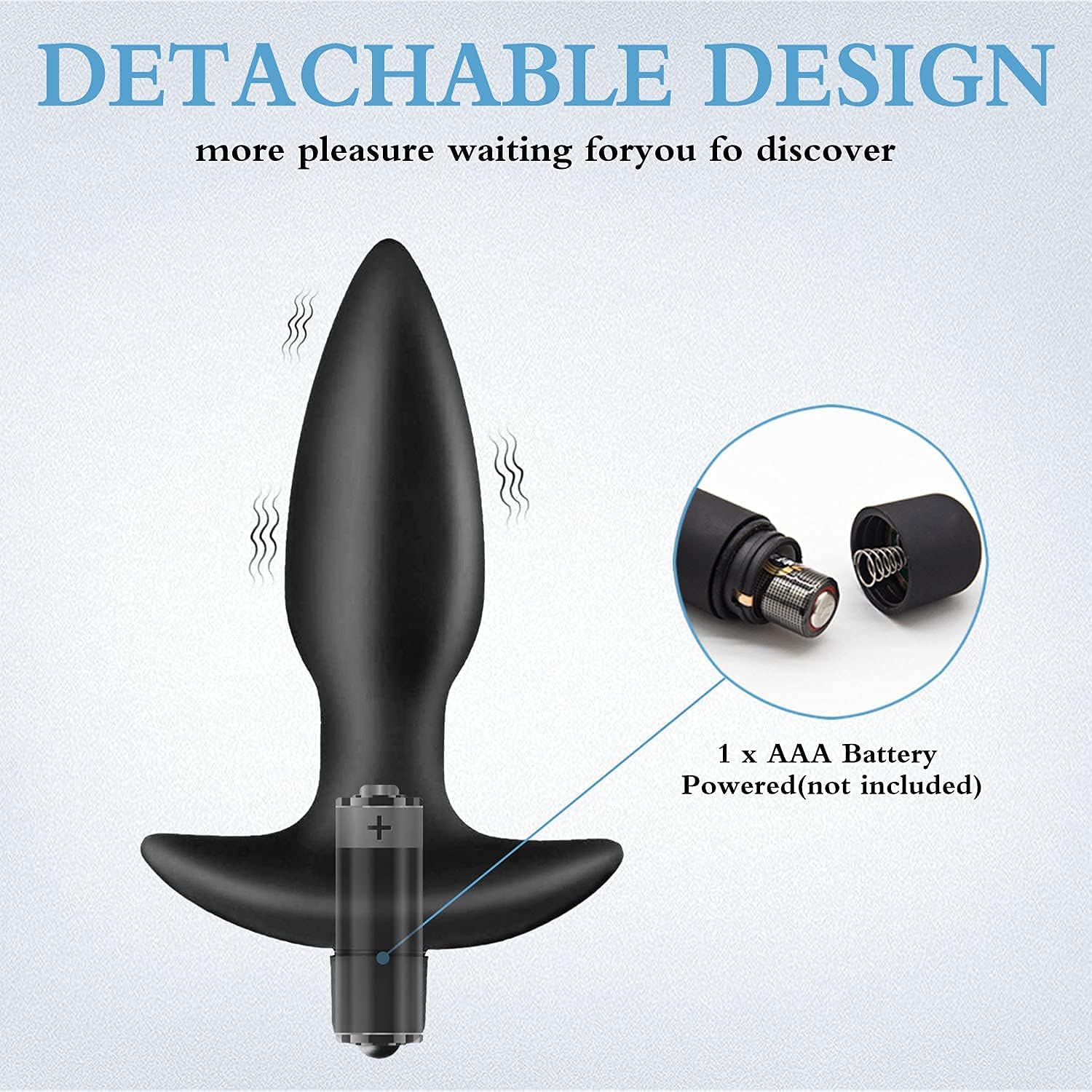 Plug Anal Estimulador Massageador de Próstata Recarregável 5