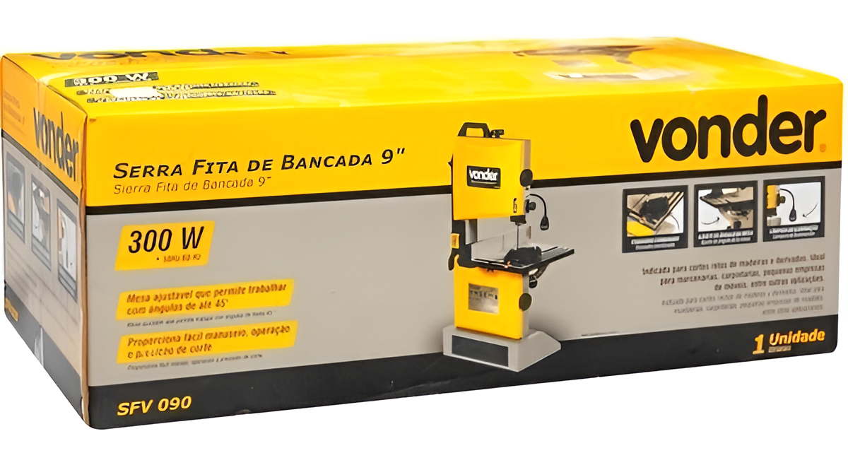 Serra Fita de Bancada 9" 300 W SFV 090 5