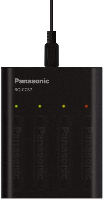 Carregador de Pilhas Eneloop Pro 3