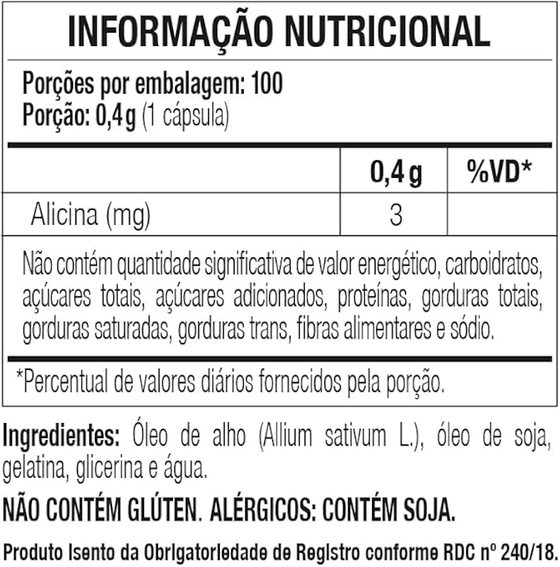 Óleo de Alho 1500 mg 4