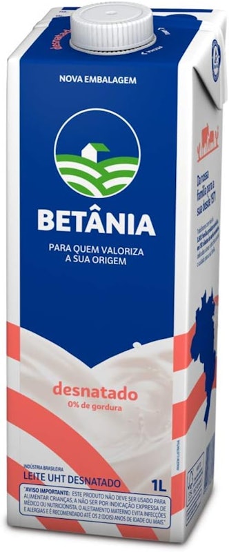 Leite UHT Desnatado BETÂNIA 1