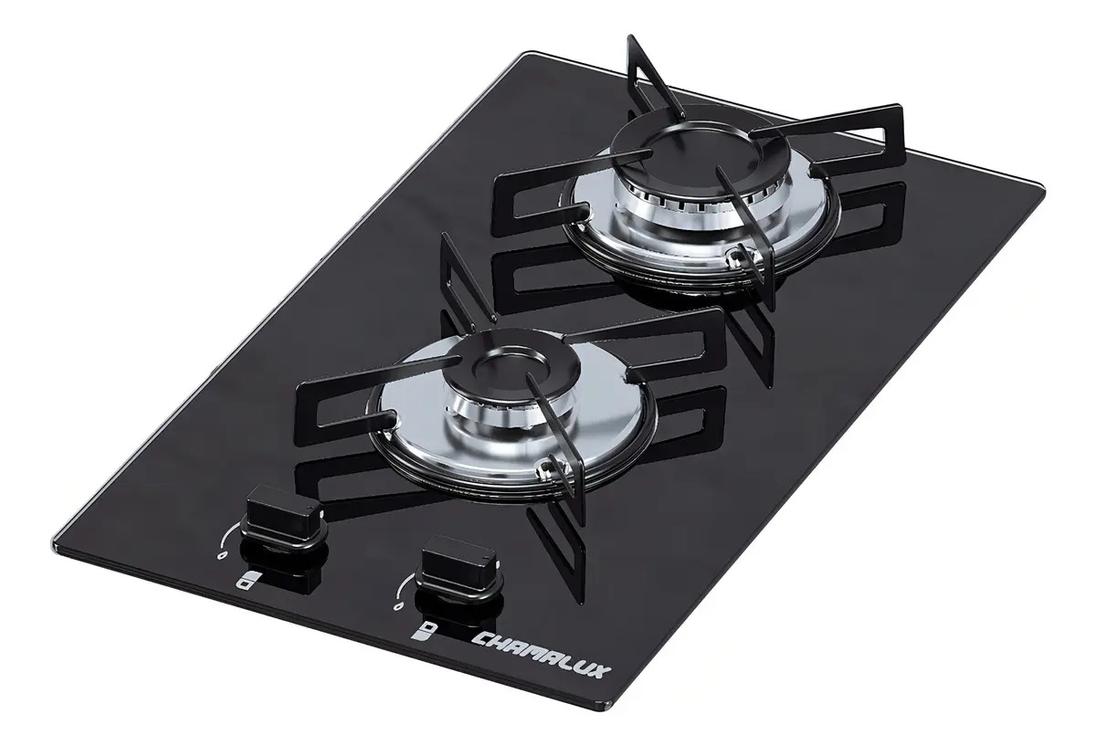 Cooktop a Gás 2 Bocas Ultrachama Chamalux 2