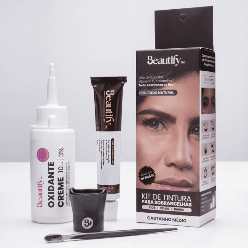 Kit Tintura para Sobrancelhas Beautify Pro 1