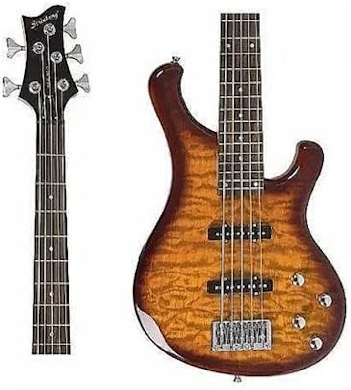 Baixo 5 Cordas Ativo Sab500 Vintage Sunburst 2