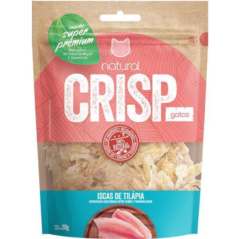 Natural Crisp Gatos Iscas de Tilápia 1