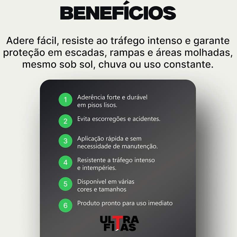Faixa Fita Lixa Antiderrapante Adesiva Ultra Fitas 3