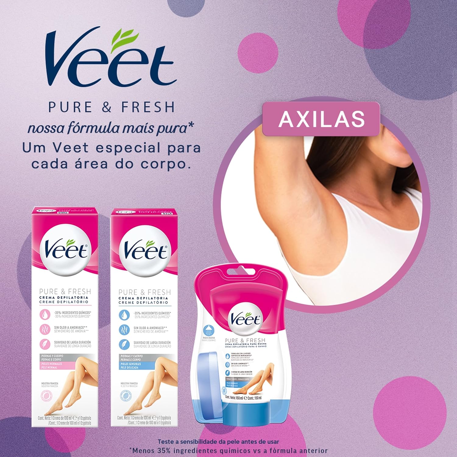 Veet Creme Depilatório Peles Delicadas 4