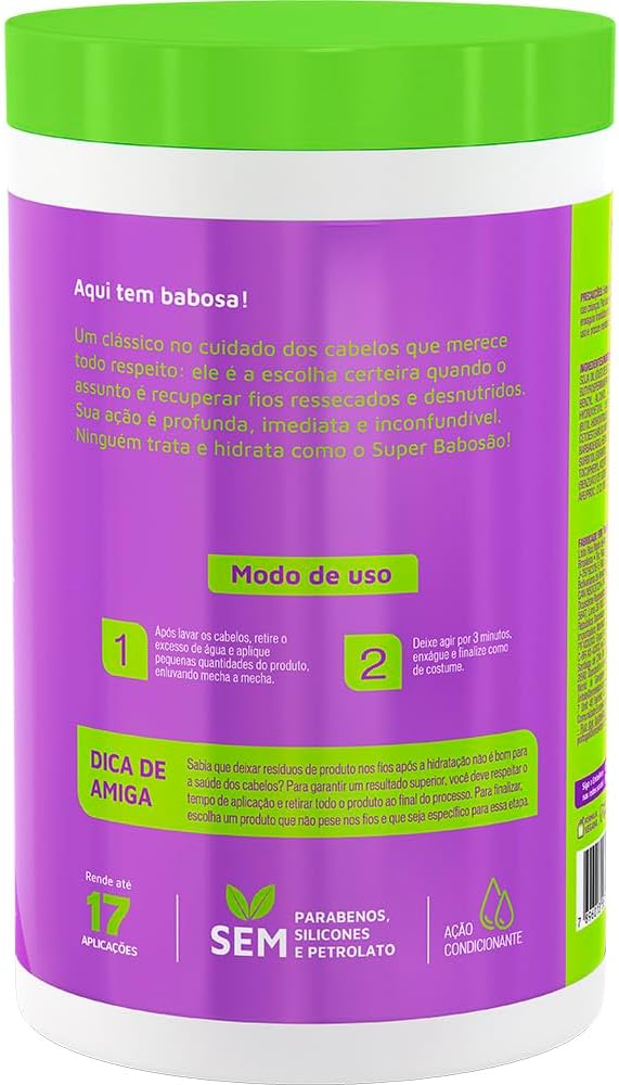 Creme de Tratamento Novex Super Babosão 2
