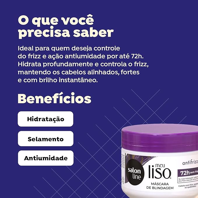 Máscara Ultra-Hidratante Meu Liso Antifrizz 5