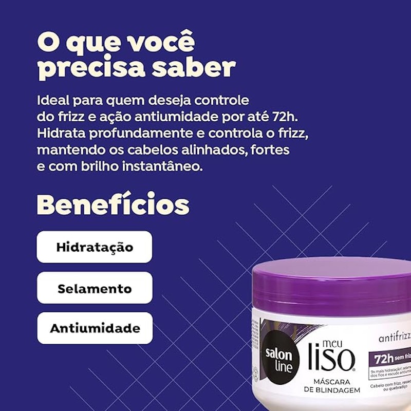 Máscara Ultra-Hidratante Meu Liso Antifrizz 5