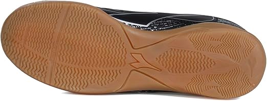 Chuteira Diadora Futsal Torneio II Preto e Prata Masculina 3
