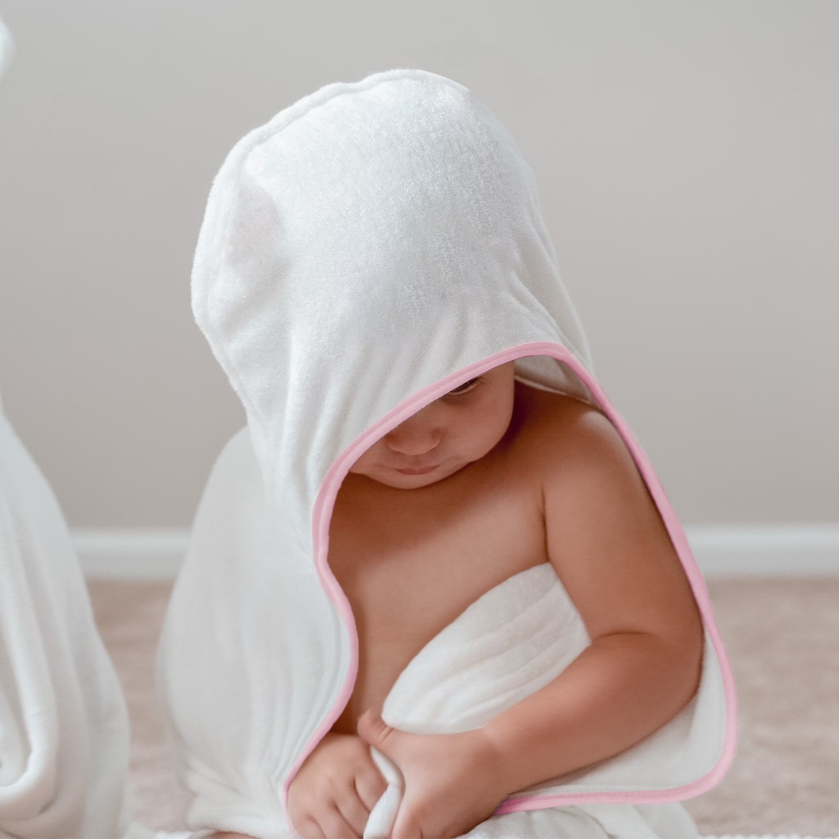 Toalha de Banho com Capuz Laço Bebê Comfort 2