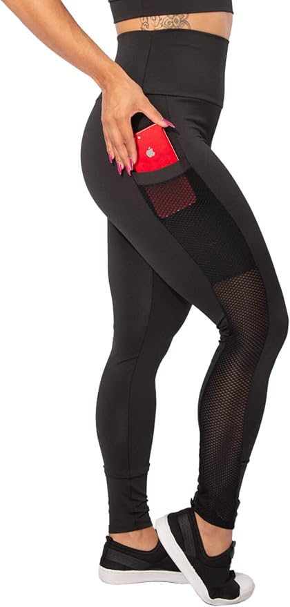 Calça Legging Cintura Alta com Bolso 1