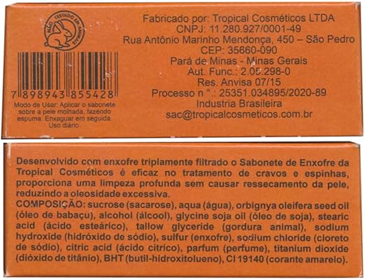Sabonete de Glicerina Enxofre 2