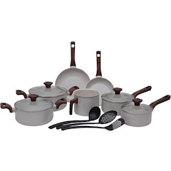 Conjunto 10 Panelas Pratic Cook Marmol