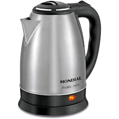 Chaleira Elétrica Pratic Mondial Preto/Inox