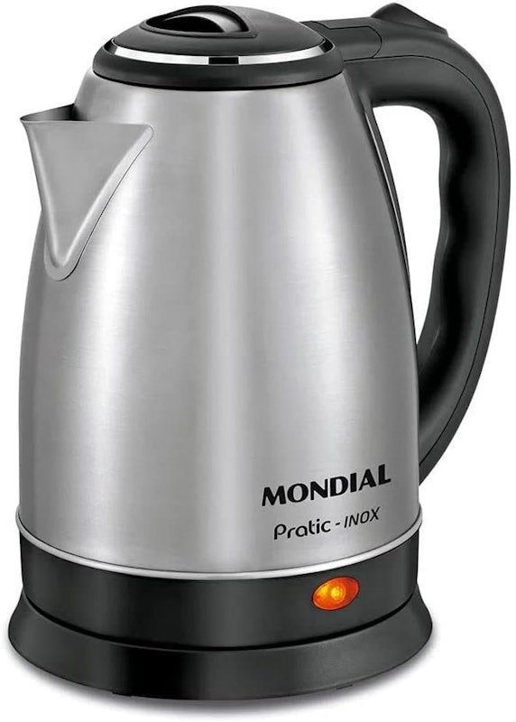 Chaleira Elétrica Pratic Mondial Preto/Inox 1