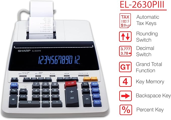 Calculadora com Impressora Bobina 2