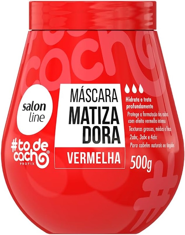 Máscara de Hidratação Matizadora Vermelha #todecacho 1