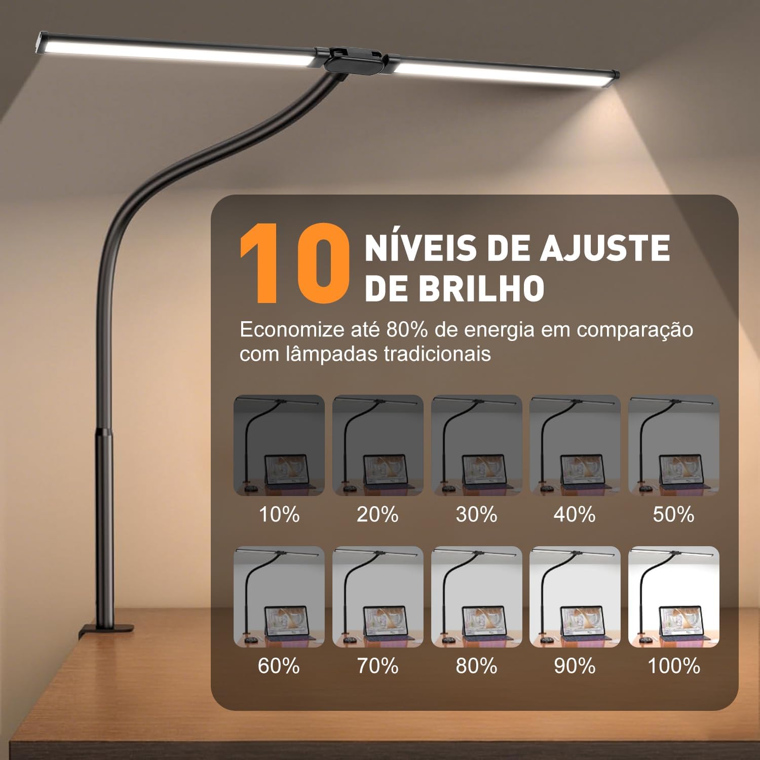 Luminária de Mesa LED QBuen 3