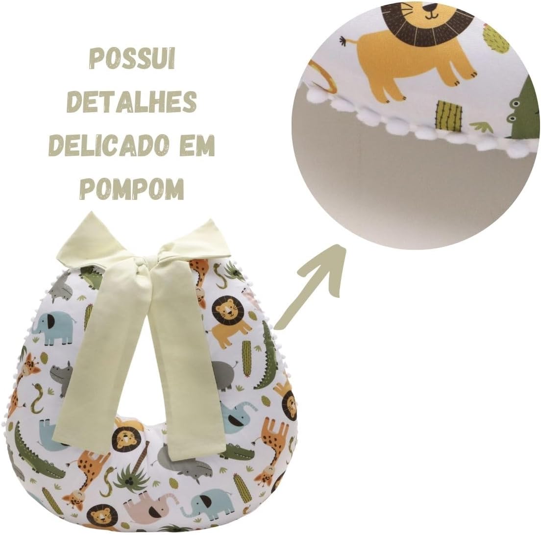 Almofada Amamentação Pompom 4