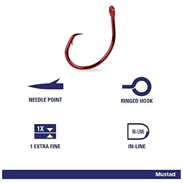 Anzol Mustad UltraPoint Demon Circle (Nºs Variados) 3
