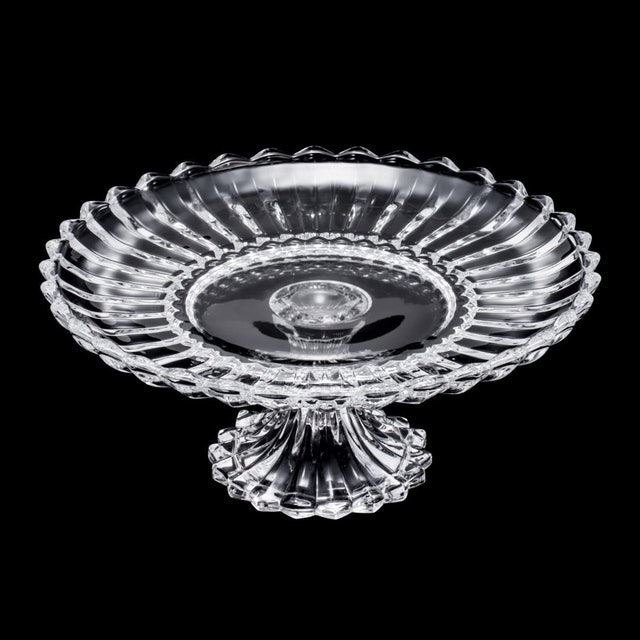 Prato para Bolo de Cristal com Pé Geneva 2