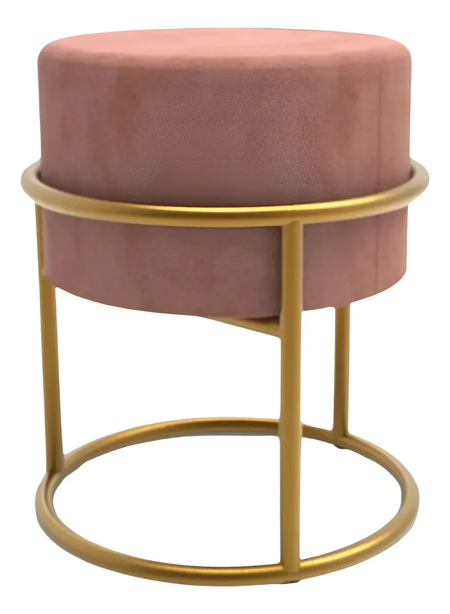 Puffe Luxo Redondo Decorativo Moderno 4