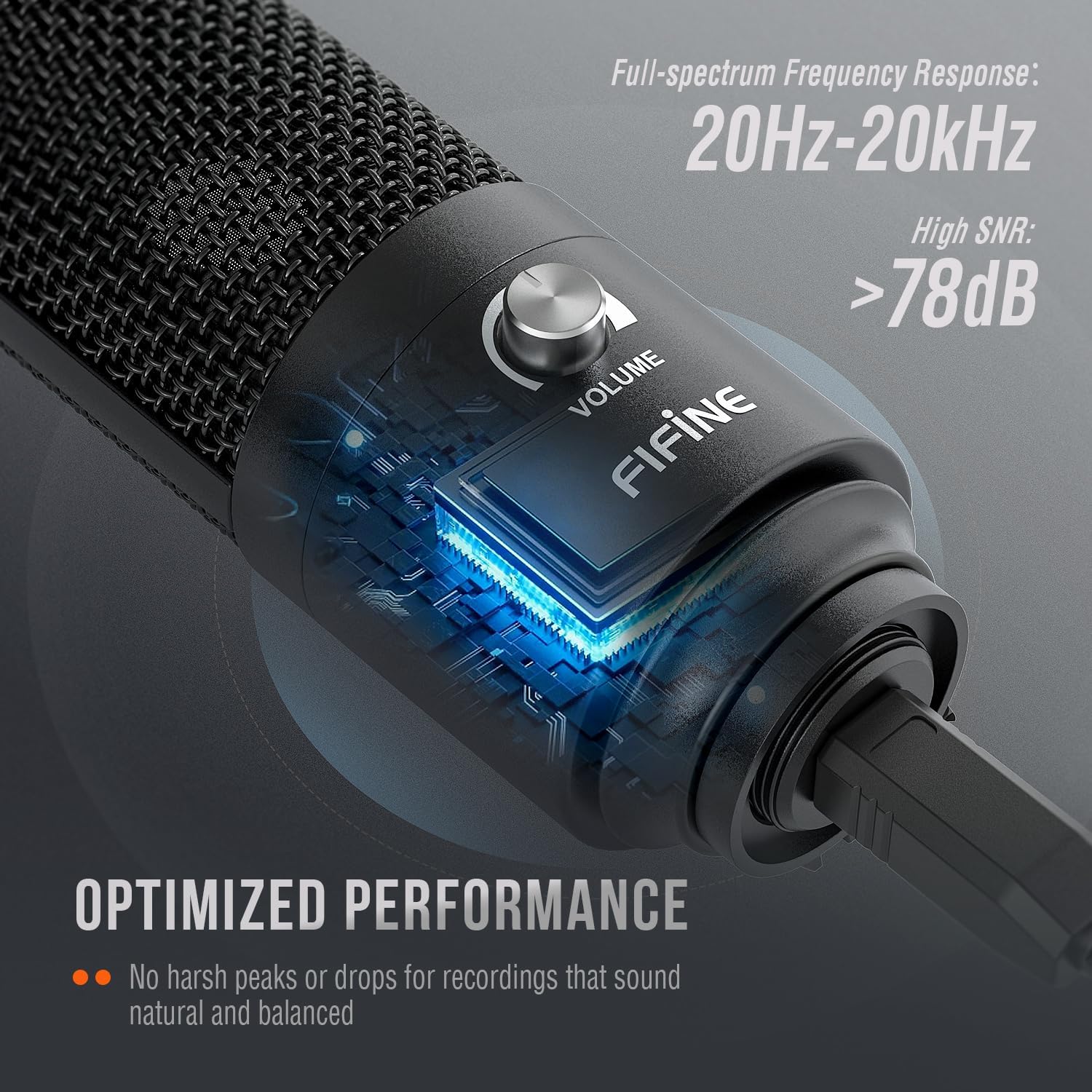Microfone Condensador USB com Suporte de Braço Articulado 2